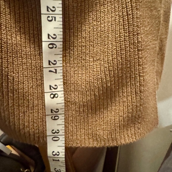 Old Navy Longline Open-Front Sweater - Size Small - Camel - Picture 3 of 5